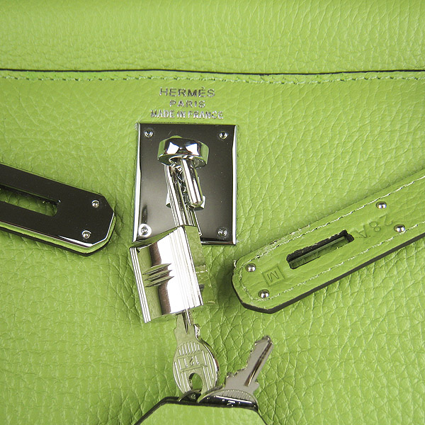 7A Replica Hermes Kelly 32cm Togo Leather Bag Green 6108 - Click Image to Close